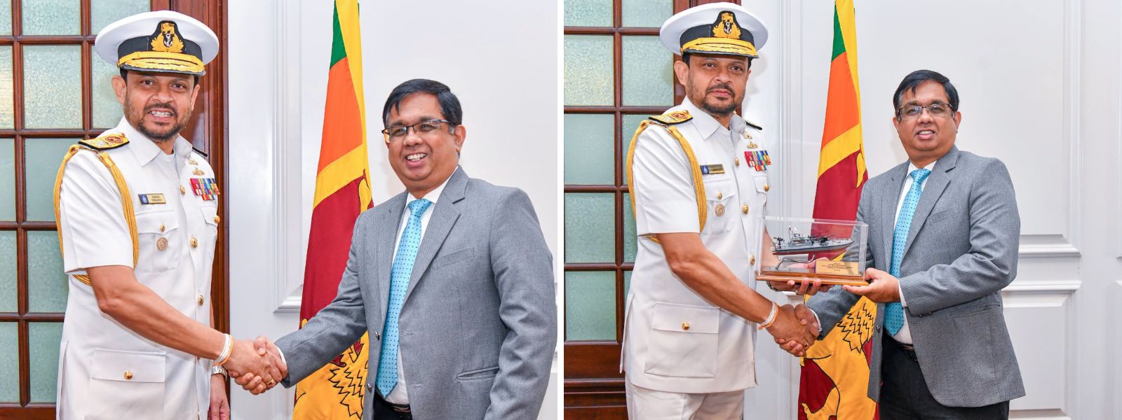 Commander of the Navy calls on Secretary to the President