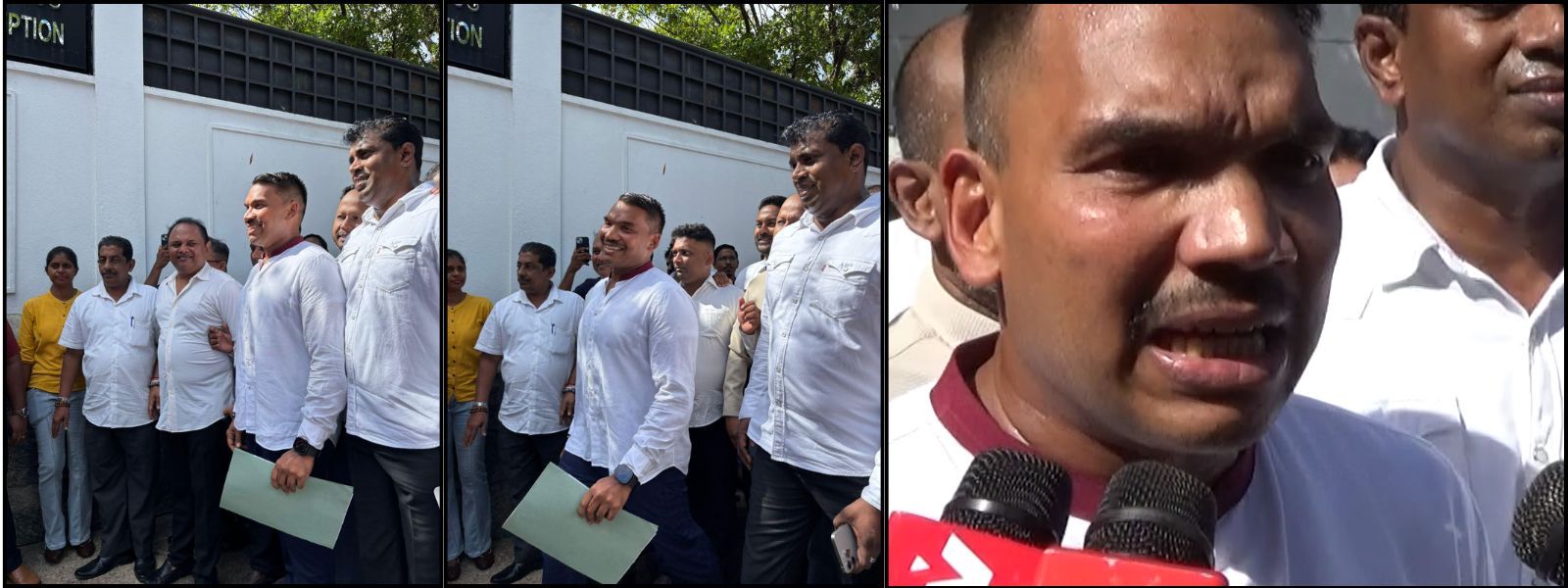 Namal Rajapaksa Appears Before The Bribery Commission