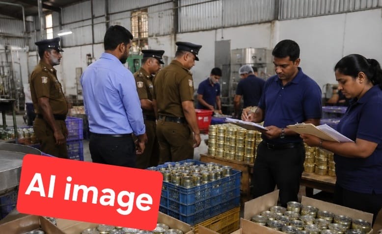 CAA raids unlicensed canned fish factory in Pannala, seizes stock worth Rs. 1.5 million