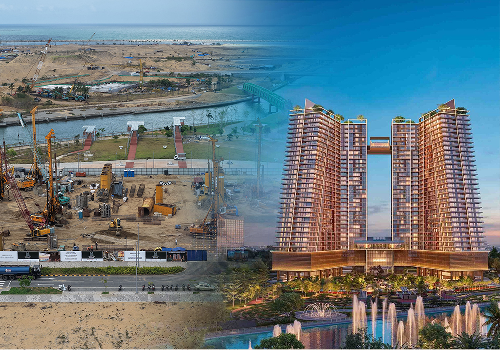Home Lands Completes 60% Piling Work of ‘Central Park Boulevard Port City Colombo’ in Record Time