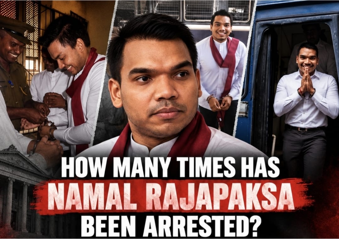 From Krrish to SriLankan : How many times has Namal been arrested?