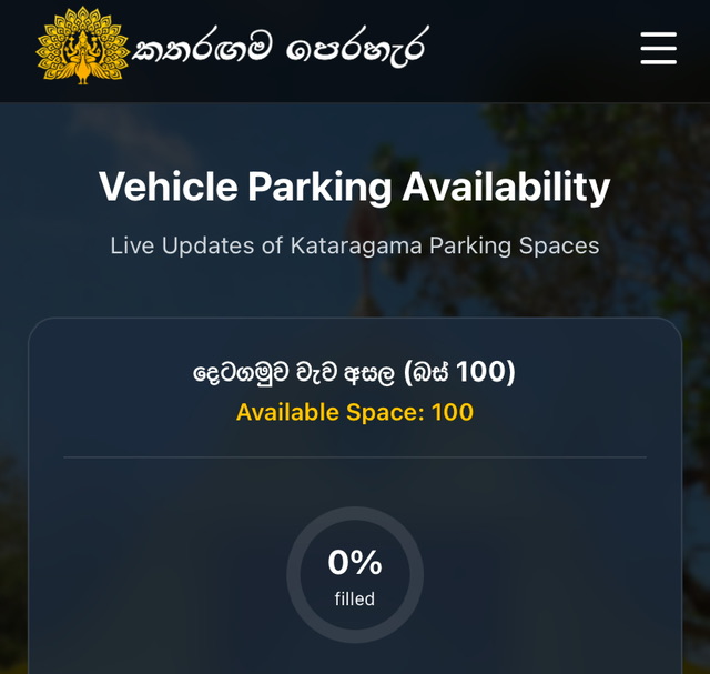 Police launch website to help find parking during Kataragama Esala Perahera