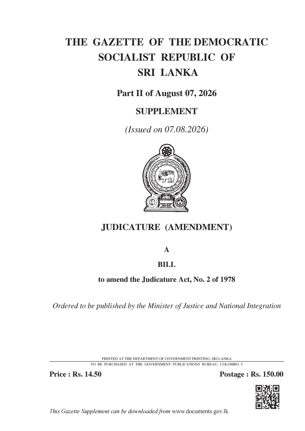 Judiciary Amendment Bill gazetted to raise other judges’ retirement age, expand High Court