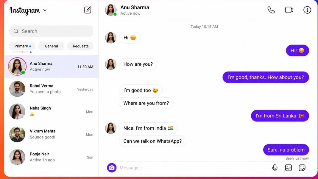How an Instagram ‘Hi’ turns into an Extortion Trap: SLCERT warns Sri Lankans