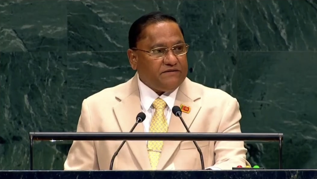Sri Lanka calls for climate justice, Gaza aid and fairer debt rules at UN